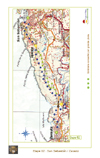 Carte d'étape du Camino del Norte.